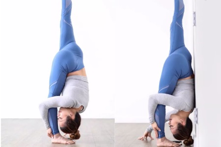 女性怎么练出好的体态？借助墙壁练瑜伽体式就能做到