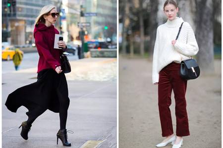 暖色衣服点亮冬季穿搭，打造黄皮女生的温柔气质