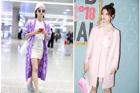 奶油色打造女生甜美气质，明亮色彩带来的冬季温柔