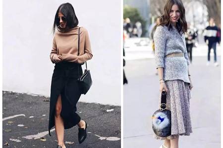 女生高挑身材离不开它，针织裙打造冬日时尚