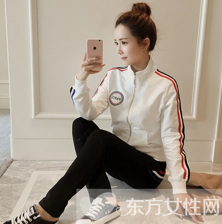 时尚运动衣套装 会穿衣你也可以蜕变氧气美女