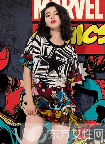 卡通t恤减龄搭配 童心未泯是值得骄傲的事情