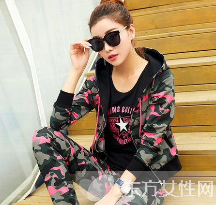 时尚运动衣套装 会穿衣你也可以蜕变氧气美女