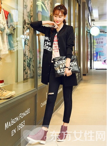 冬靴怎么搭配 复古新潮短靴穿出170cm即视感