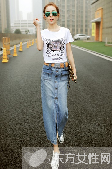 及踝长裙怎么穿好看 裙摆够长才是时髦正道