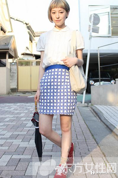日系搭配技巧 潮女仲夏最爱高明度色彩点缀
