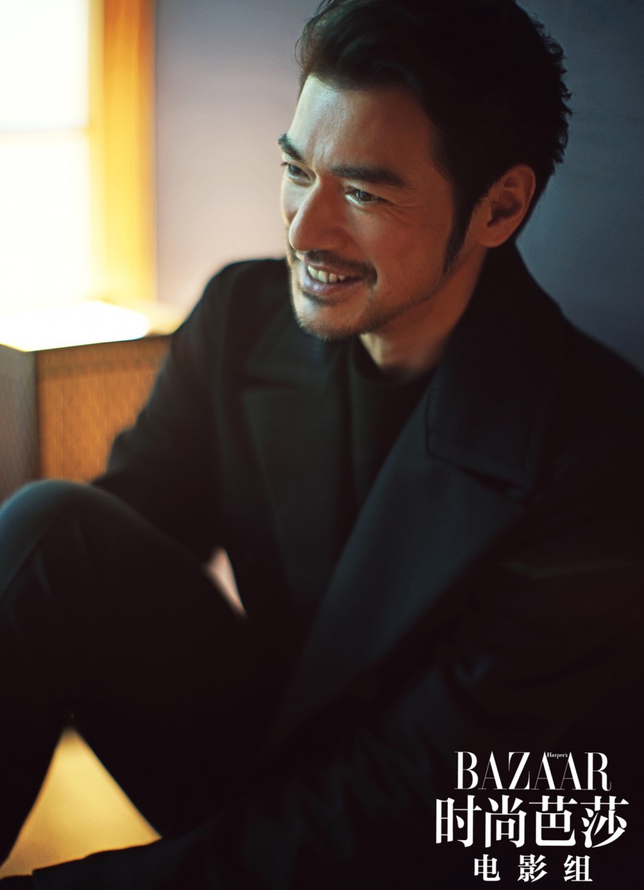 金城武登《时尚芭莎》杂志封面 尽显极致绅士魅力