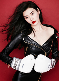 超模奚梦瑶2017年1月日历壁纸