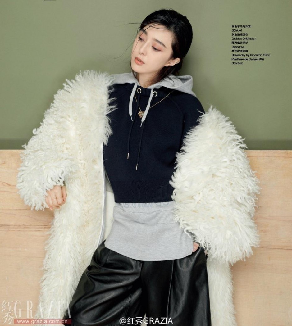 范冰冰登《红秀》杂志9月刊封面 演绎冬日帅气时尚