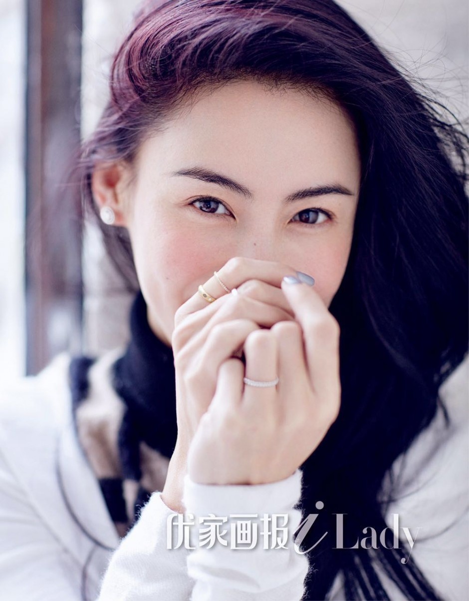 张柏芝登《优家画报》杂志封面 逆生长大秀素颜美肌