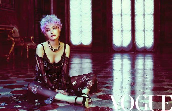 舒淇短发杂志封面大片 炫酷摇滚范儿十足