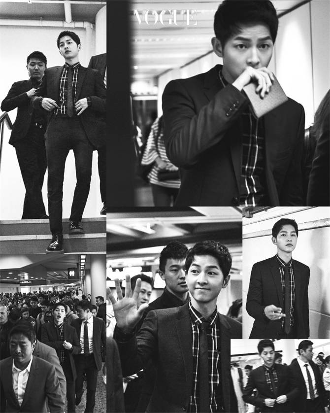 宋仲基《VOGUE》时尚大片花絮照 教你如何禁欲撩妹