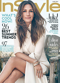 奥斯卡大嘴影后茱莉娅·罗伯茨登《Instyle》封面