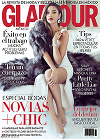 混血女星Shay Mitchell登杂志封面尽显优雅气质