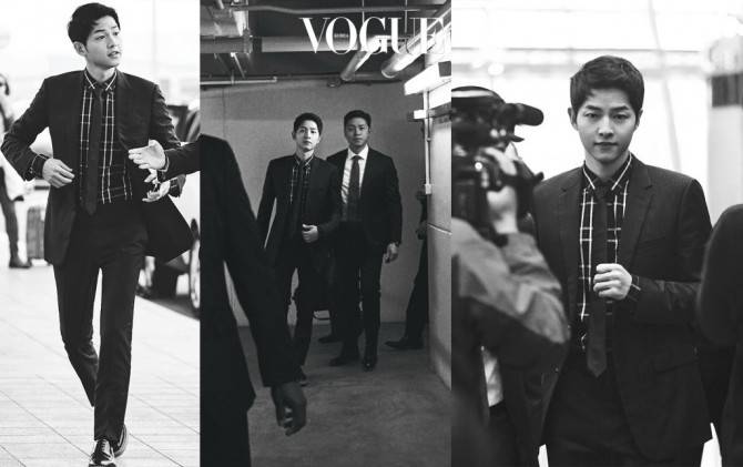 宋仲基《VOGUE》时尚大片花絮照 教你如何禁欲撩妹