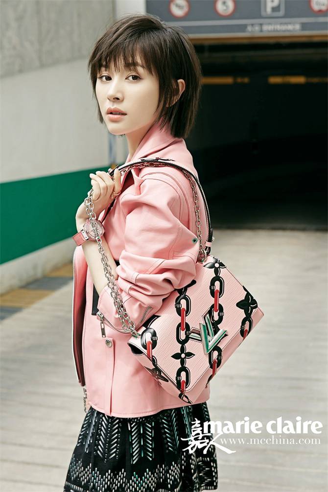 &ldquo;曲妖精&rdquo;王子文短发造型为《嘉人》拍摄人物大片