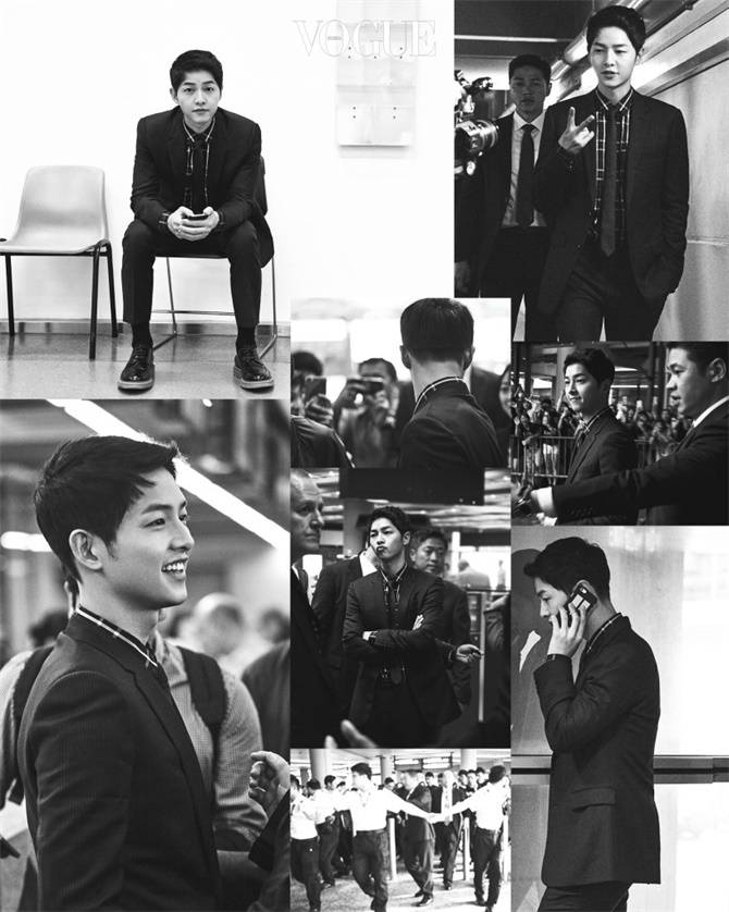 宋仲基《VOGUE》时尚大片花絮照 教你如何禁欲撩妹