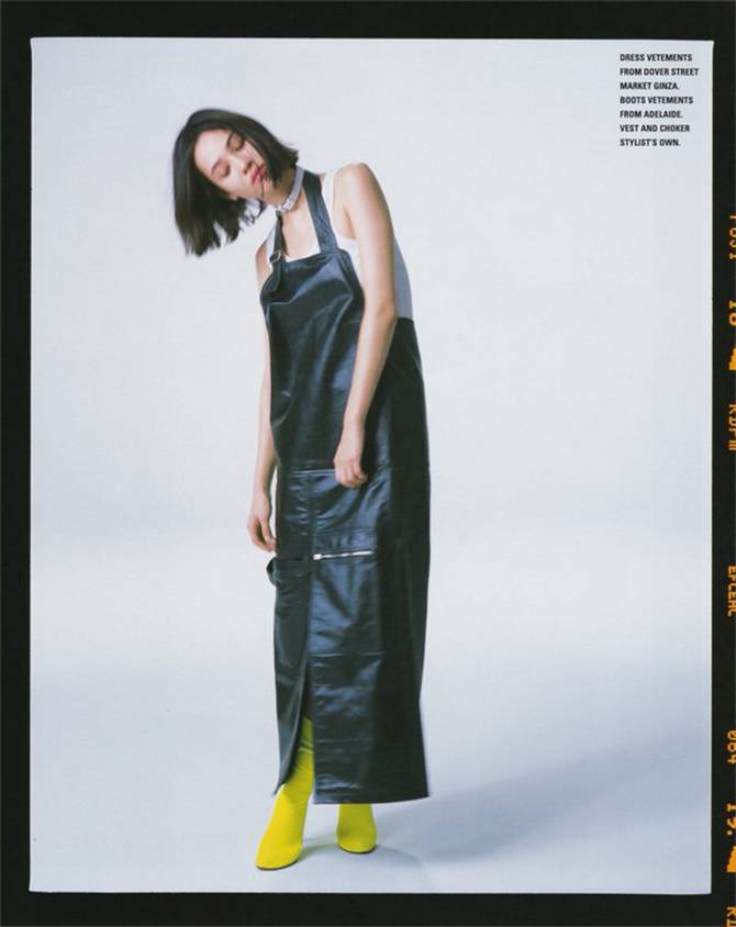 日本女星水原希子性感登《i-D Japan》创刊号封面