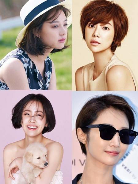 女明星清爽短发发型 越短越美丽!