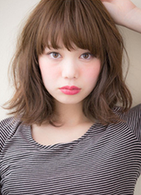 及肩微卷发型图片 你要不要也来一款