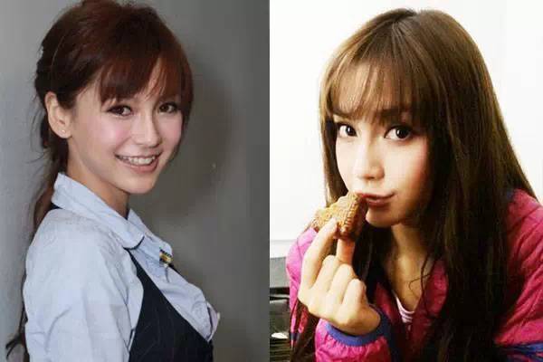 女明星没有刘海发型图片 美丑就在一瞬间