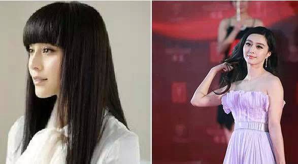 女明星没有刘海发型图片 美丑就在一瞬间