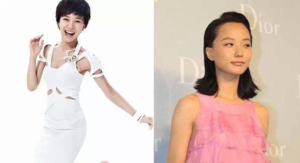 女明星没有刘海发型图片 美丑就在一瞬间
