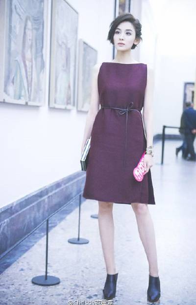 古力娜扎发型图片欣赏 俏皮清纯的短发丸子头