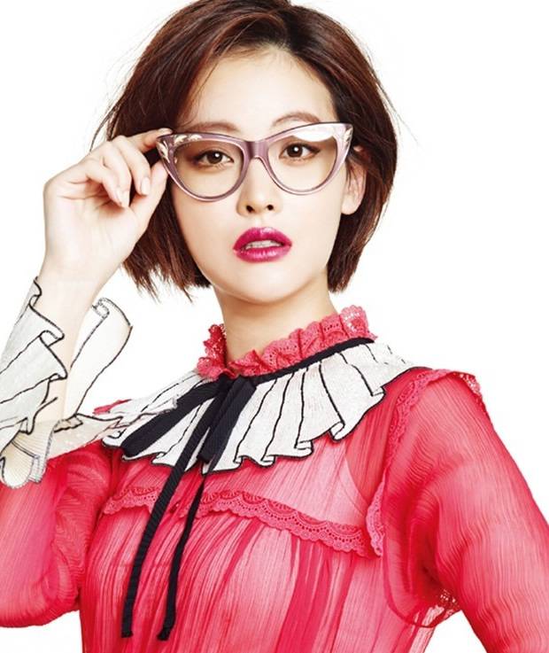 韩国女明星发型图片 广告界小天后吴涟序干练短发写真