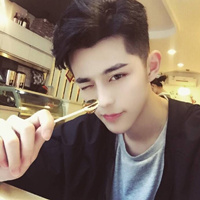 帅气抛媚眼短发型男头像图片