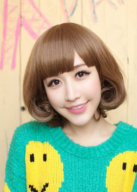 小清新气质短发发型推荐 开启菱形小颜法则