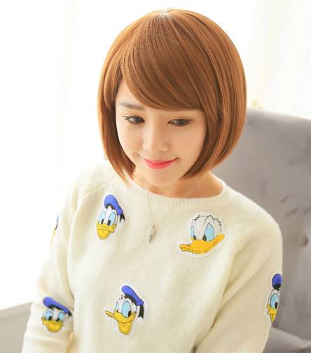 小清新气质短发发型推荐 开启菱形小颜法则