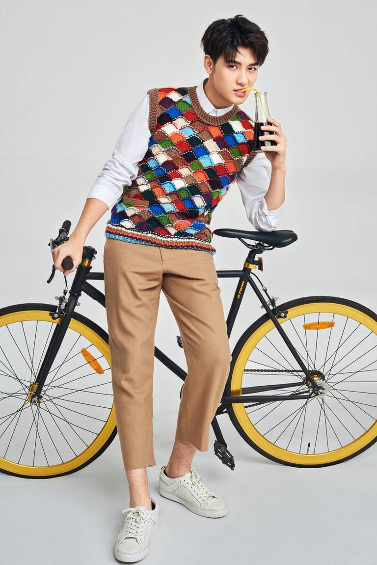 小鲜肉黄俊捷写真大片曝光 运动休闲青春无敌