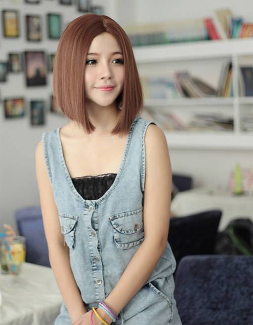 小清新气质短发发型推荐 开启菱形小颜法则