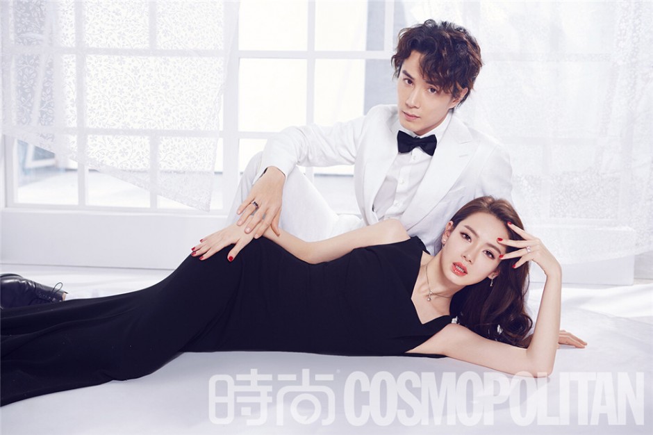 戚薇李承铉大片秀恩爱 甜蜜比心爱意溢出画面