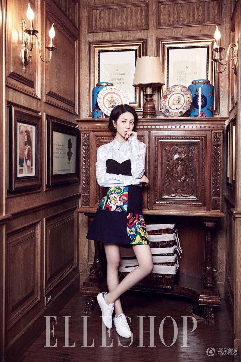 李溪芮早春图片写真曝光 演绎&ldquo;时装精&rdquo;潮范养眼