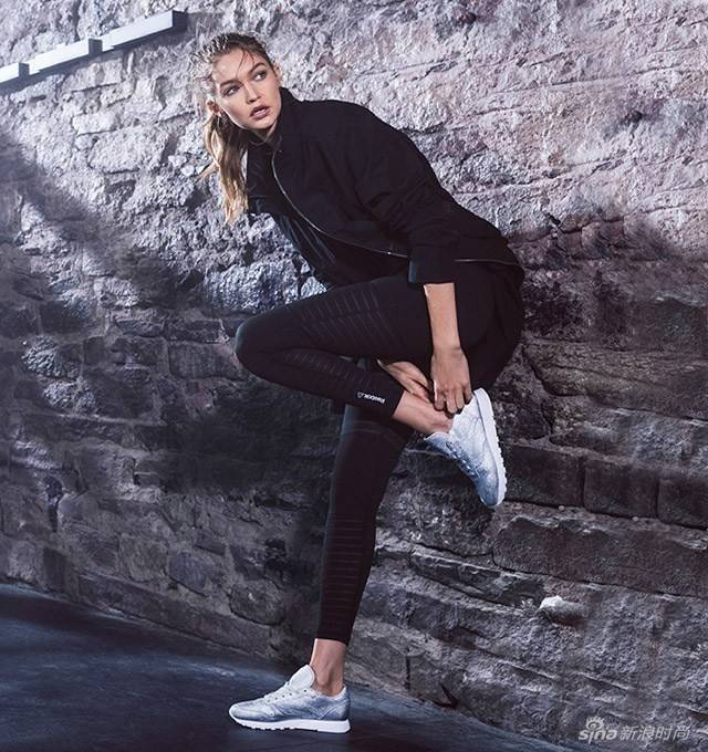 Gigi Hadid运动大片曝光 有腹肌的女孩最性感