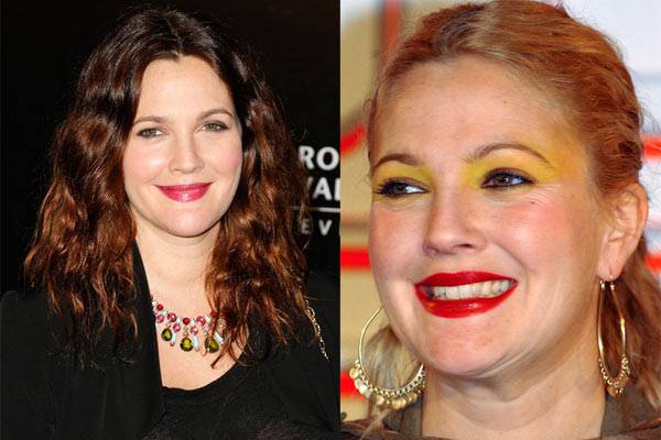 明星美丑妆容对比 她们一定得罪过化妆师