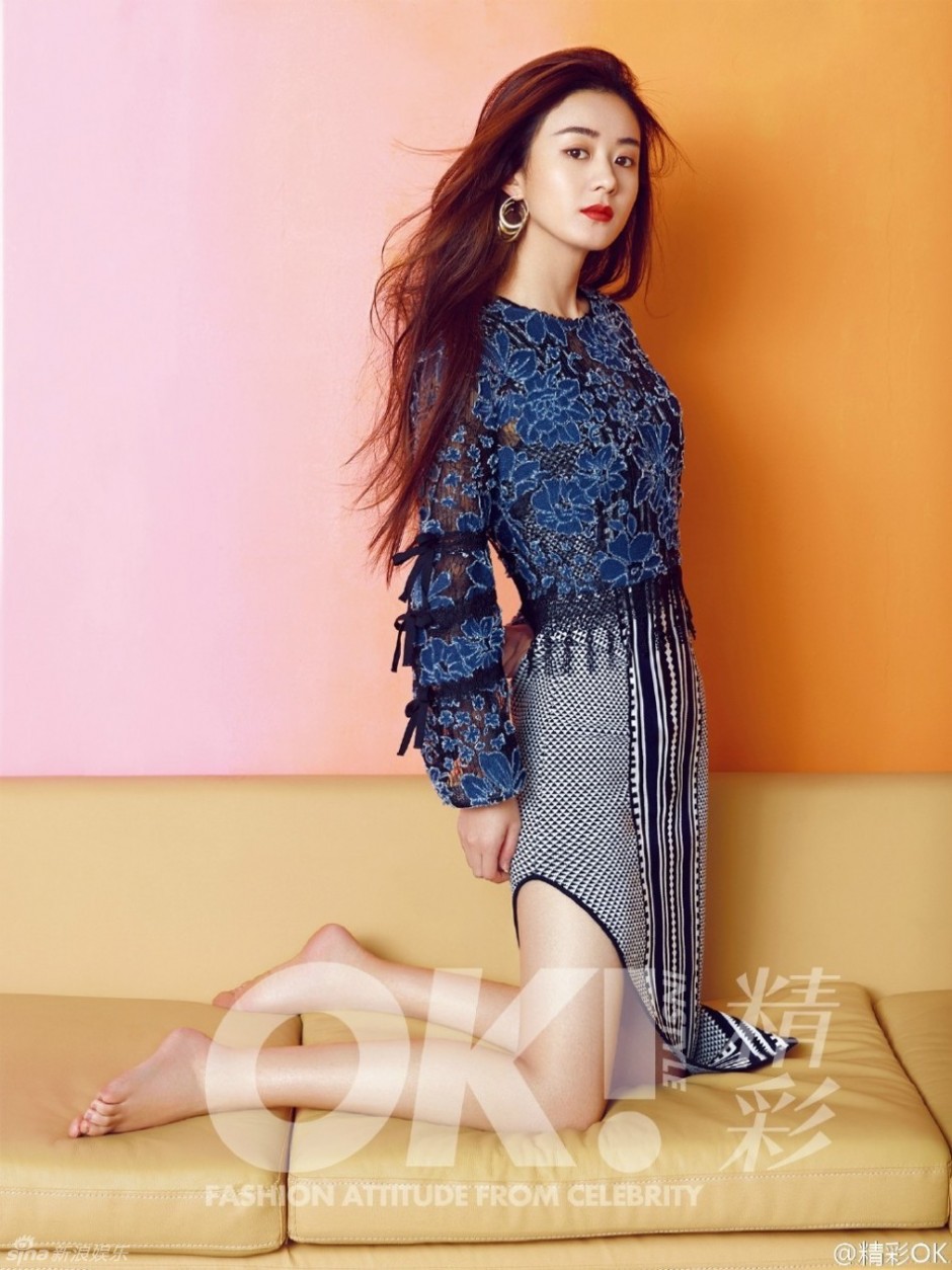 赵丽颖最新写真画报公开 颇具熟女魅力
