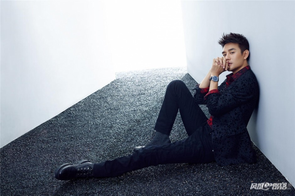 王凯时尚写真大片 目光慵懒风格雅痞率性