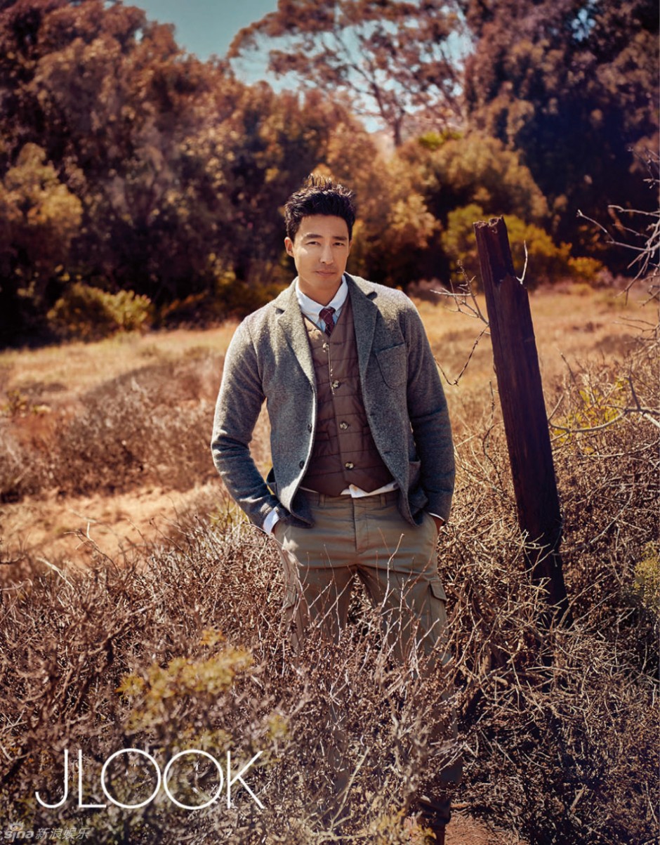 韩星丹尼尔亨利时尚画报 尽显秋日熟男魅力