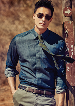 韩星丹尼尔亨利时尚画报 尽显秋日熟男魅力