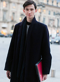 男装时装周的男模街拍look 又是一大波小鲜肉们