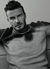 贝克汉姆黑白写真集 性感半裸演绎完美型男