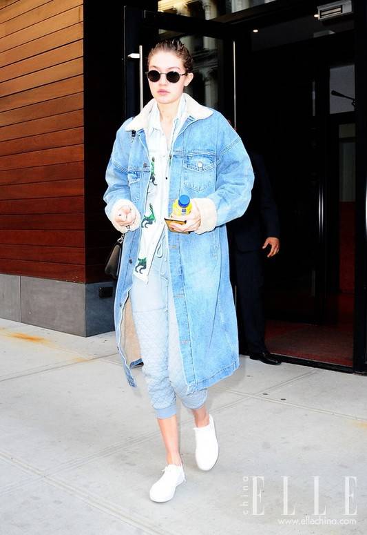 95后超模Gigi Hadid百变时尚街拍合集