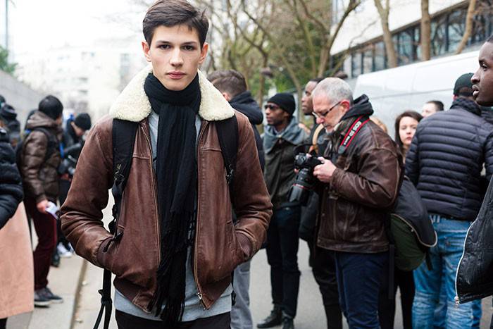 男装时装周的男模街拍look 又是一大波小鲜肉们