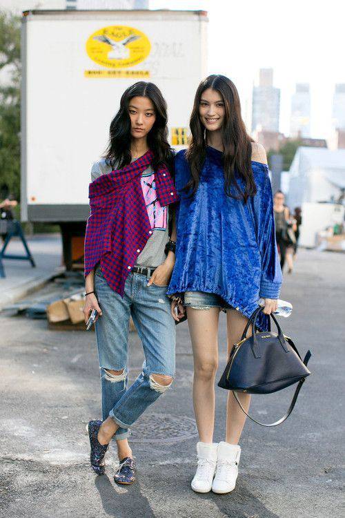 韩国模特朴智慧时尚简约实用街拍