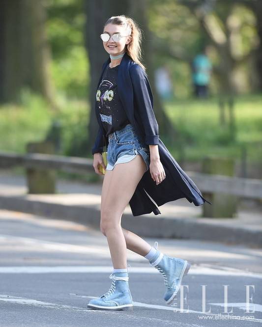 95后超模Gigi Hadid百变时尚街拍合集