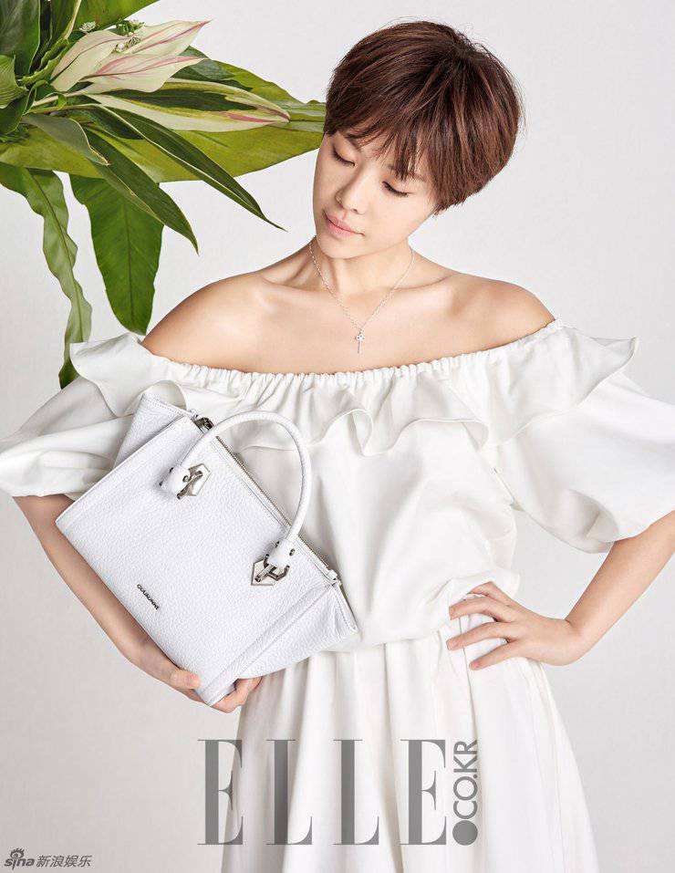 韩星黄正音短发造型摄影写真 时尚独特魅力十足