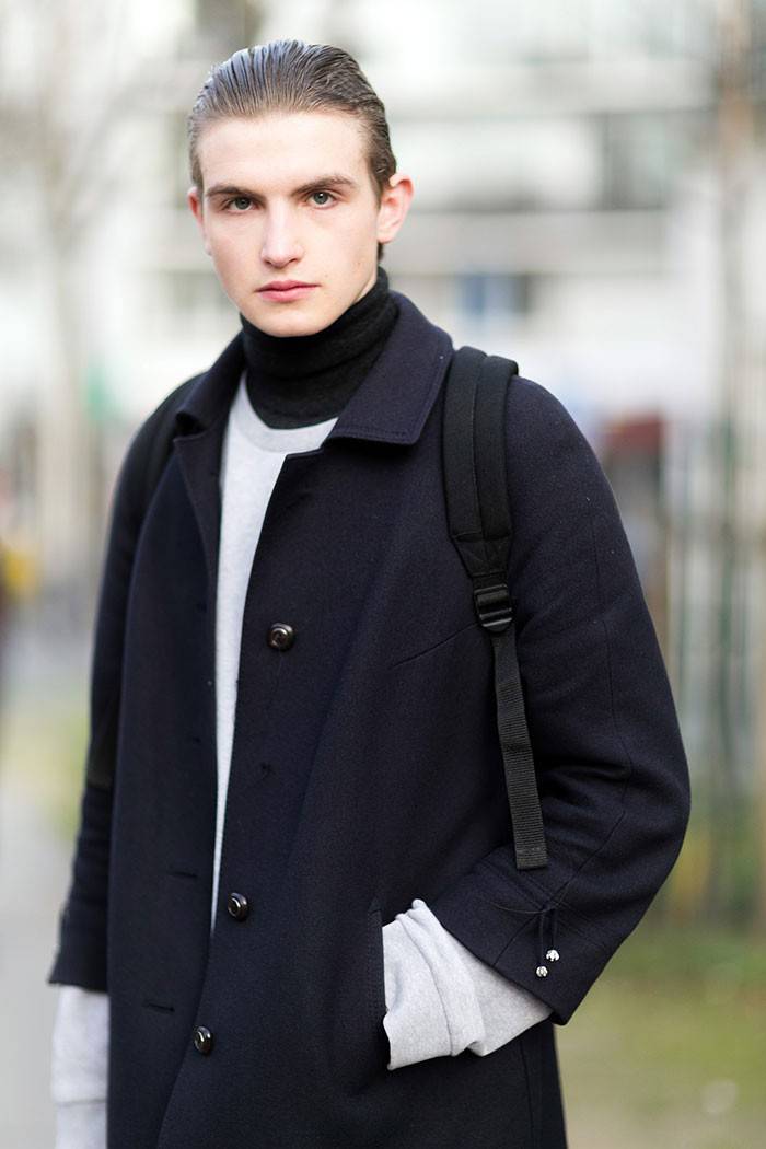 男装时装周的男模街拍look 又是一大波小鲜肉们